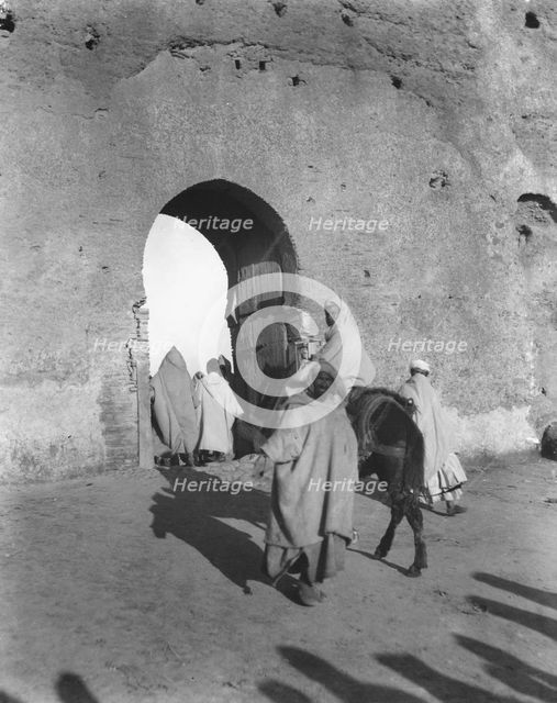 Travel views of Morocco, 1904. Creator: Arnold Genthe.