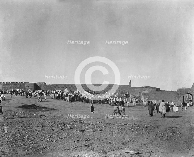 Travel views of Morocco, 1904. Creator: Arnold Genthe.