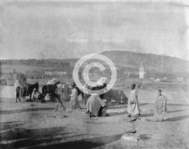Travel views of Morocco, 1904. Creator: Arnold Genthe.