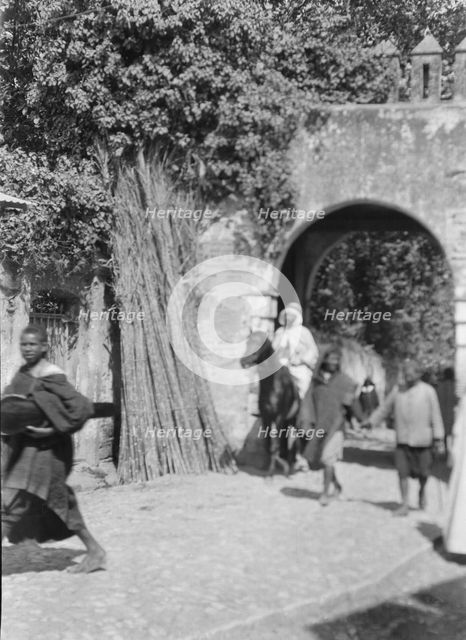 Travel views of Morocco, 1904. Creator: Arnold Genthe.