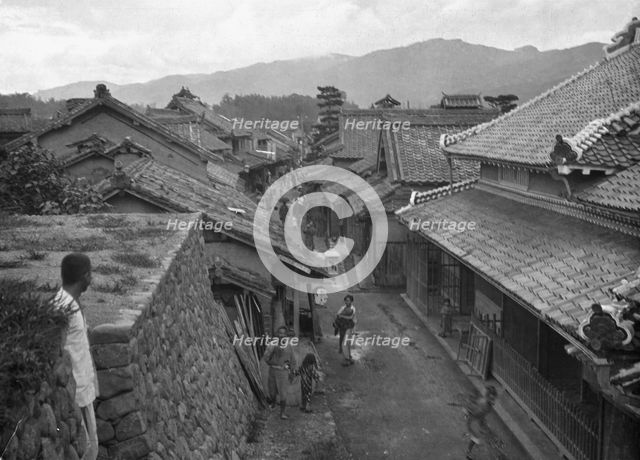 Travel views of Japan and Korea, 1908. Creator: Arnold Genthe.