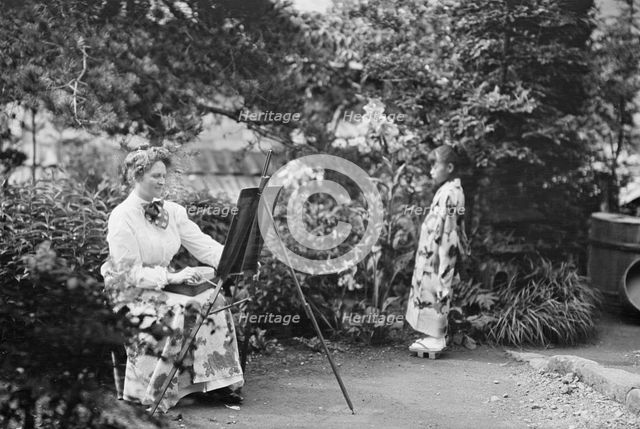 Travel views of Japan and Korea, 1908. Creator: Arnold Genthe.