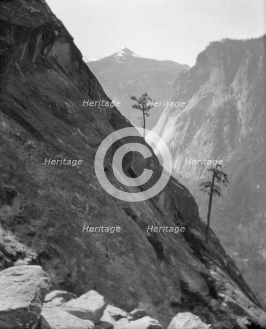 Travel views of Yosemite National Park, between 1903 and 1906. Creator: Arnold Genthe.