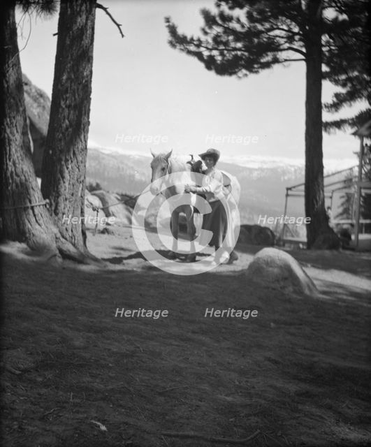 Travel views of Yosemite National Park, between 1903 and 1906. Creator: Arnold Genthe.