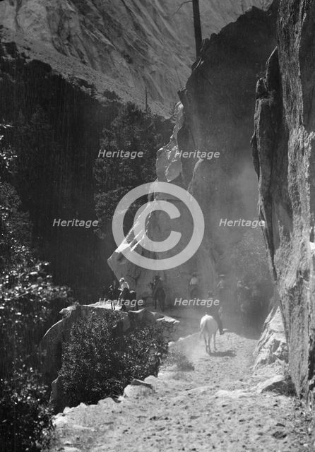 Travel views of Yosemite National Park, between 1903 and 1906. Creator: Arnold Genthe.