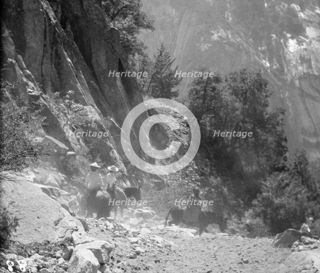 Travel views of Yosemite National Park, between 1903 and 1906. Creator: Arnold Genthe.