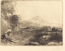 Traveler Resting (Repos du voyageur). Creator: Alphonse Legros