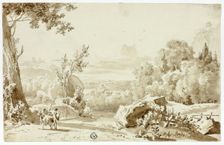 Travelers in a Landscape, n.d. Creator: Juan Cristobal