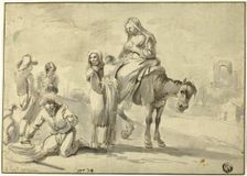 Travelers Resting for Nourishment, n.d. Creator: Michelangelo Cerquozzi