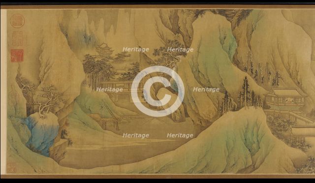 Traveling at Dawn in the Snowy Foothills, Qing dynasty, 17th century. Creator: Fan Qi.