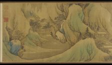 Traveling at Dawn in the Snowy Foothills, Qing dynasty, 17th century. Creator: Fan Qi