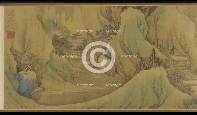 Traveling at Dawn in the Snowy Foothills, Qing dynasty, 17th century. Creator: Fan Qi.