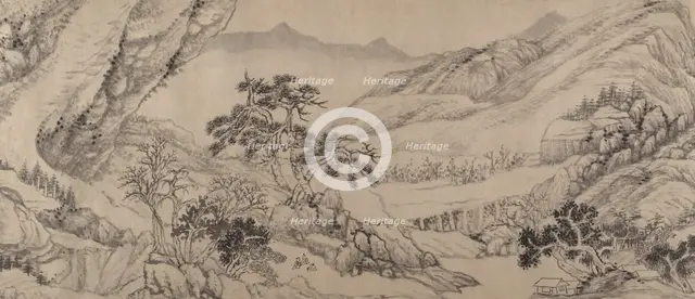 Traveling Amid Streams and Mountains, 1680. Creator: Liu Yu.
