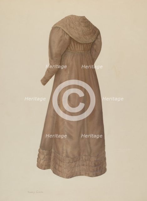 Traveling Coat, 1935/1942. Creator: Nancy Crimi.