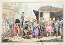 Traveling in France or Le Depart de la diligence, 1835