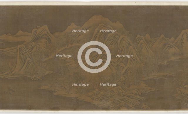 Traveling in Snowy Mountains, Ming or Qing dynasty, 17th century. Creator: Unknown.