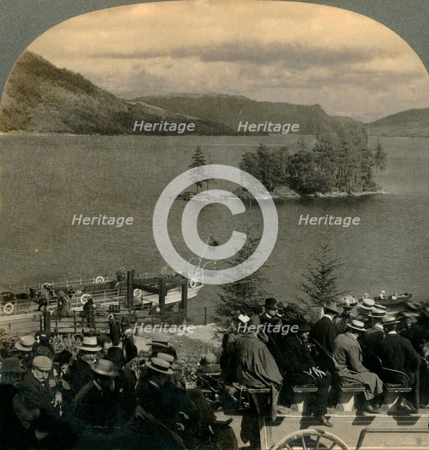 'Traveling through the Enchanting Country of the Trossachs, Scotland', 1902. Creator: Keystone View Company.