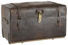 Traveling trunk used by George Thompson Garrison in the Civil War, ca. 1860. Creator: Unknown