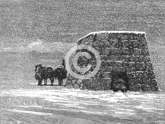 ''Travellers Shelter in the Andes; A Ramble in Peru', 1875. Creator: Unknown.