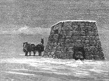 'Travellers Shelter in the Andes; A Ramble in Peru 1875. Creator: Unknown