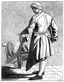 Travelling vinegar manufacturer, 1737-1742.Artist: Bouchardon