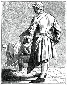 Travelling vinegar manufacturer, 1737-1742.Artist: Bouchardon