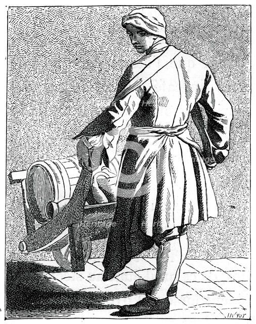 Travelling vinegar manufacturer, 1737-1742.Artist: Bouchardon