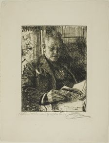 Travelling Companion (Mr. Ch. Deering), 1904. Creator: Anders Leonard Zorn