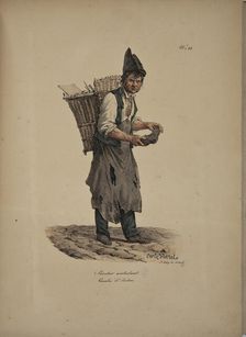 Travelling Cobbler. From the Series "Cris de Paris" (The Cries of Paris), 1815. Creator: Vernet, Carle (1758-1836)