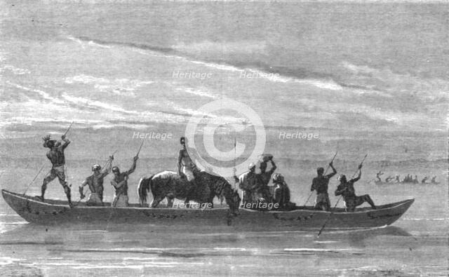 ''Travelling down the Niger; Journey from the Senegal to the Niger', 1875. Creator: Unknown.