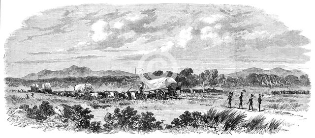Travelling in Africa: two days without water,1869. Creator: Unknown.