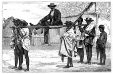 Travelling in Madagascar, c1890