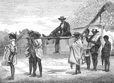 Travelling in Madagascar: the Tacon; A Birds-eye View of Madagascar 1875. Creator: M.D Charnay