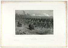 Travelling sappers, from Souvenirs d’Italie: Expédition de Rome, 1853. Creator: Auguste Raffet