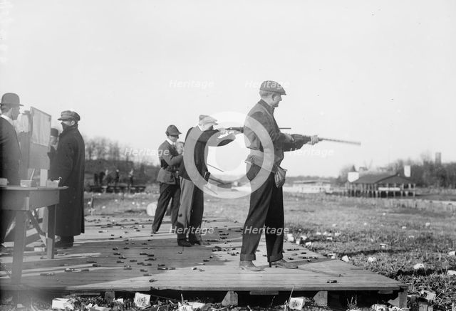 Travers Island, New York, National Championship [guns], between c1910 and c1915. Creator: Bain News Service.