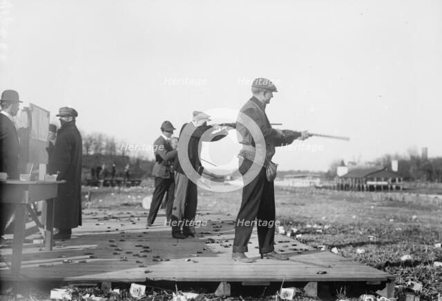 Travers Island, New York, National Championship [guns], between c1910 and c1915. Creator: Bain News Service.