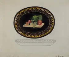 Tray, 1935/1942. Creator: Grace Halpin