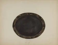Tray, 1935/1942. Creator: Mary Fitzgerald
