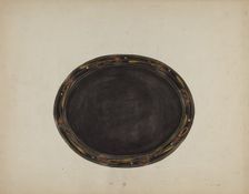 Tray, 1935/1942. Creator: Mary Fitzgerald
