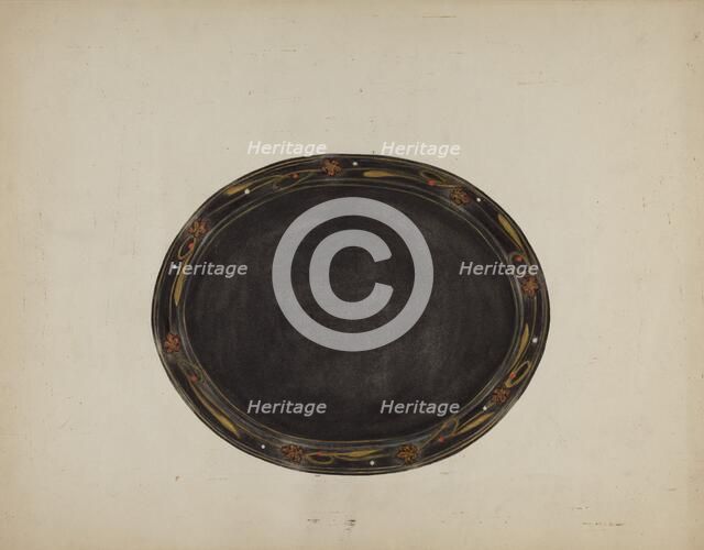 Tray, 1935/1942. Creator: Mary Fitzgerald.