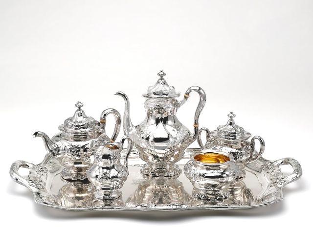 Tray with Handles (part of a set), 1900. Creator: Gorham Manufacturing Company.