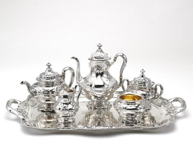 Tray with Handles (part of a set), 1900. Creator: Gorham Manufacturing Company.