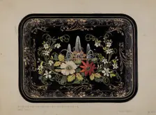Tray, c. 1937. Creator: Grace Halpin