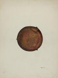 Tray, c. 1940. Creator: Gerald Transpota