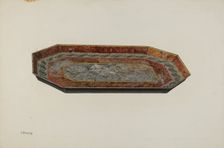 Tray, c. 1941. Creator: Charles Henning