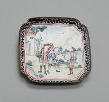 Tray, China, 1730/70. Creator: Jingdezhen Porcelain