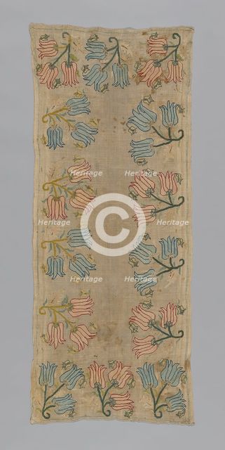 Tray Cloth or Cover, Turkey, 18th century. Creator: Unknown.