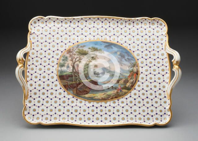 Tray for a Tea Service, Sèvres, 1768. Creator: Sèvres Porcelain Manufactory.