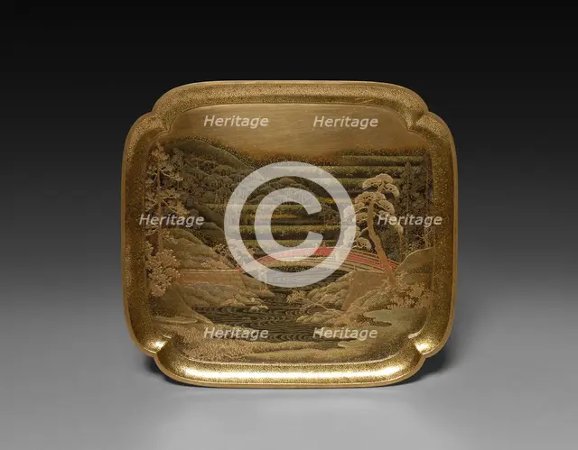 Tray, late 1800s. Creator: Unknown.