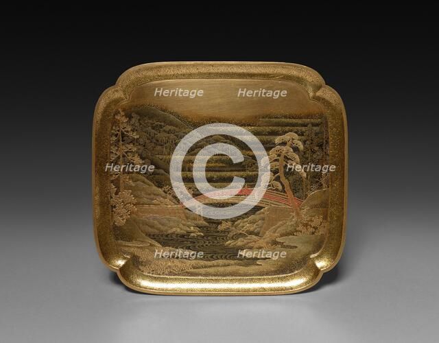 Tray, late 1800s. Creator: Unknown.